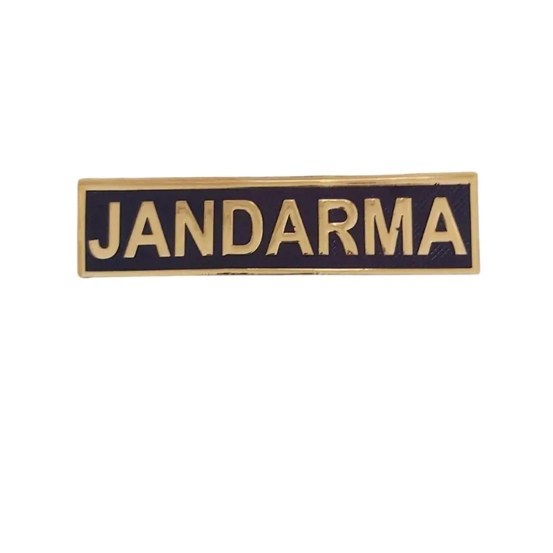 Jandarma Asayiş Göğüs Yazısı 3D Plastik