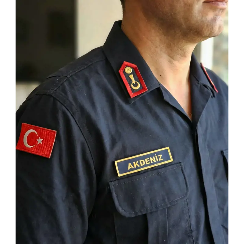 Jandarma Asayiş 3D Plastik İsimlik 