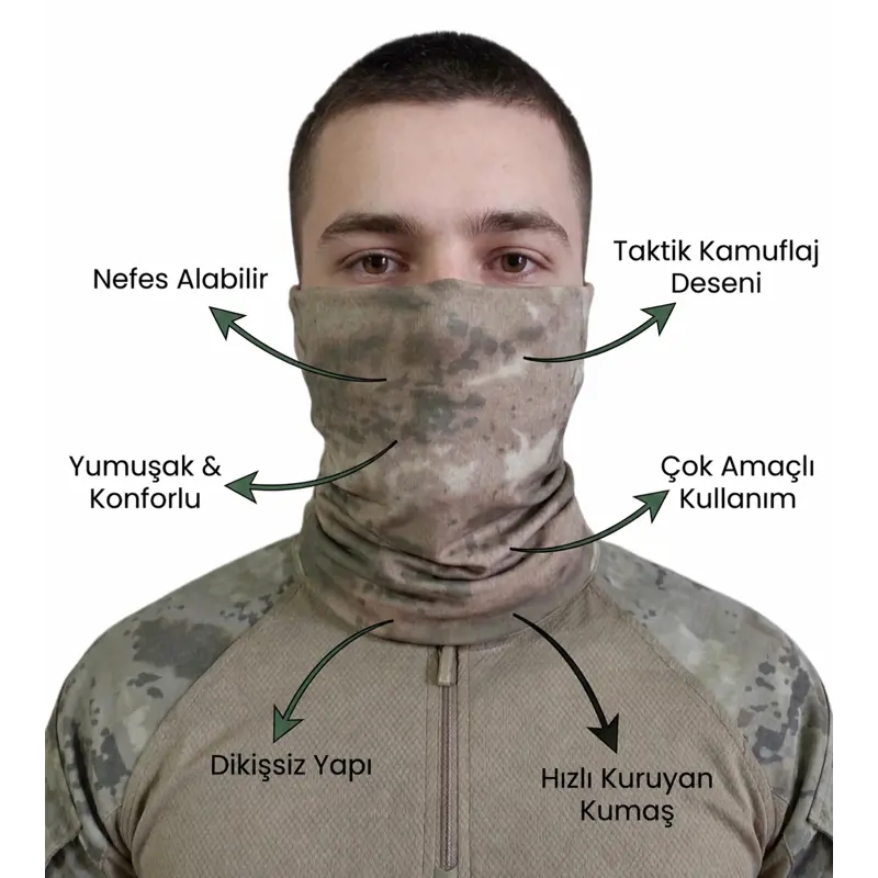 Çöl kamuflaj buff 