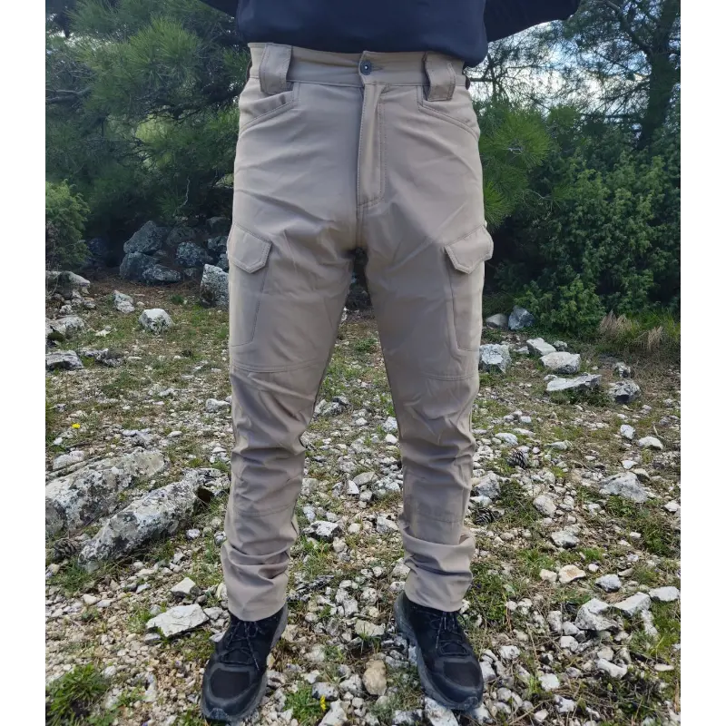 Metam Likralı Taktik Outdoor Pantoloj Bej