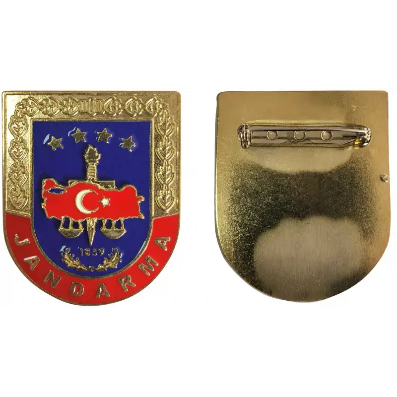 Jandarma Harici Metal Göğüs Brovesi, Jandarma Göğüs Bröve