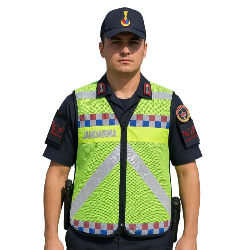 Jandarma Asayiş Fileli Reflektörlü Yelek 