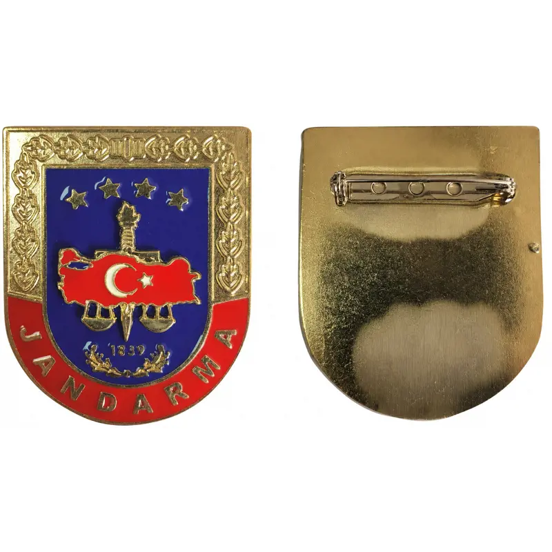 Jandarma Harici Bayan Metal Gögüs Bröve